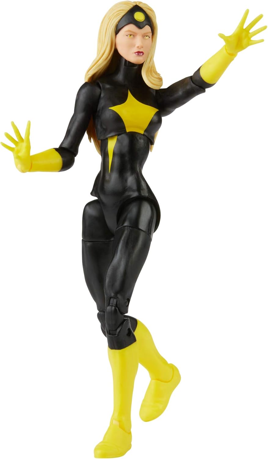 Marvel Legends Series 6-inch Darkstar Action Figure Toy with 2 Accessories and 1 Build-A-Figure Part