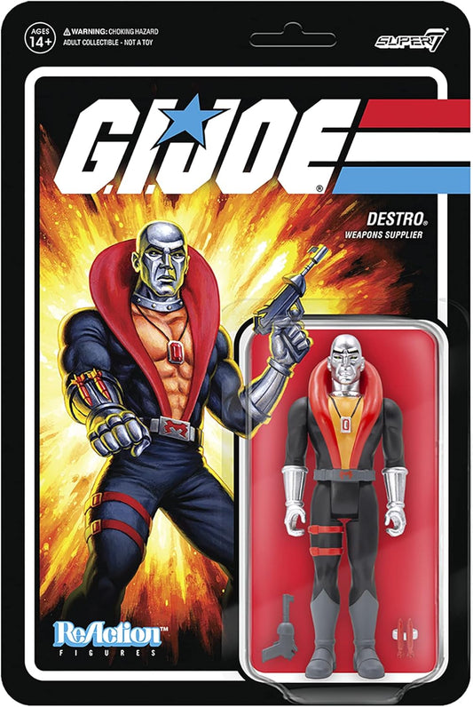 Super7 G.I. Joe Destro 3.75 in Reaction Figure
