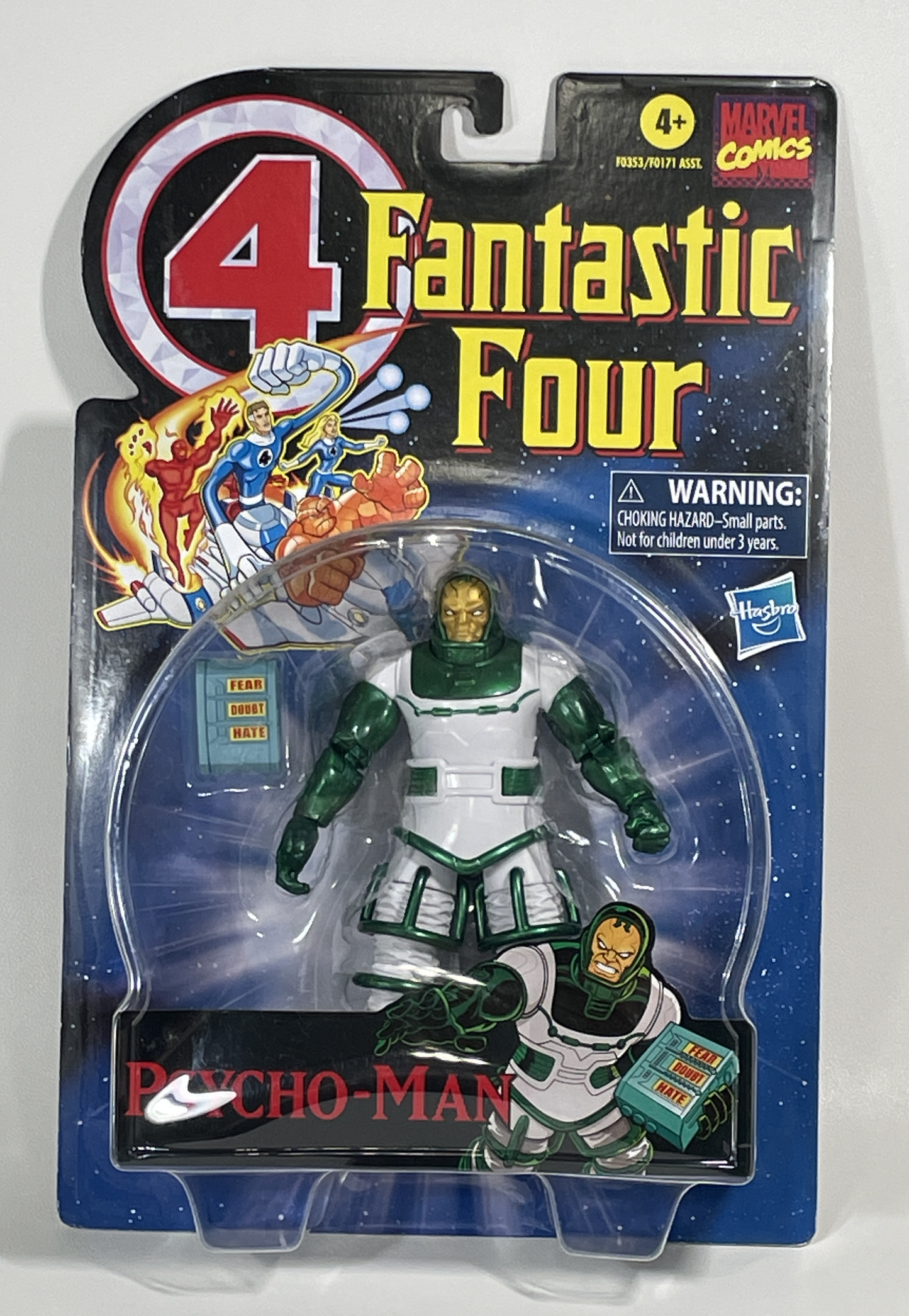 Marvel Hasbro Legends Series Retro Fantastic Four Psycho-Man 6-inch Action Figure