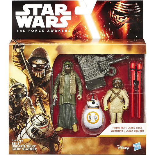 Star Wars The Force Awakens Desert Mission BB-8 And Unkar's Thug Action Figure Set, 9 Pieces