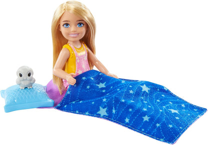 Barbie Chelsea Doll, It Takes Two Camping Playset with Owl, Sleeping Bag & Accessories