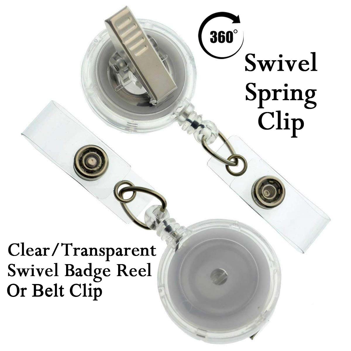 Beach Badge Reel - Summer & Tropical Design, Retractable ID Holder, Stethoscope Tag with Carabiner for Healthcare
