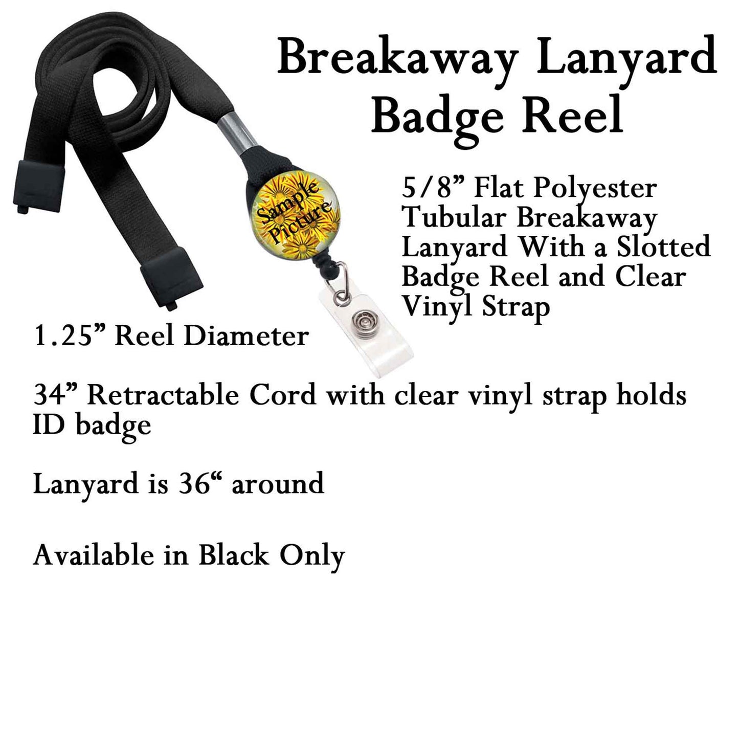 Beach Badge Reel - Summer & Tropical Design, Retractable ID Holder, Stethoscope Tag with Carabiner for Healthcare