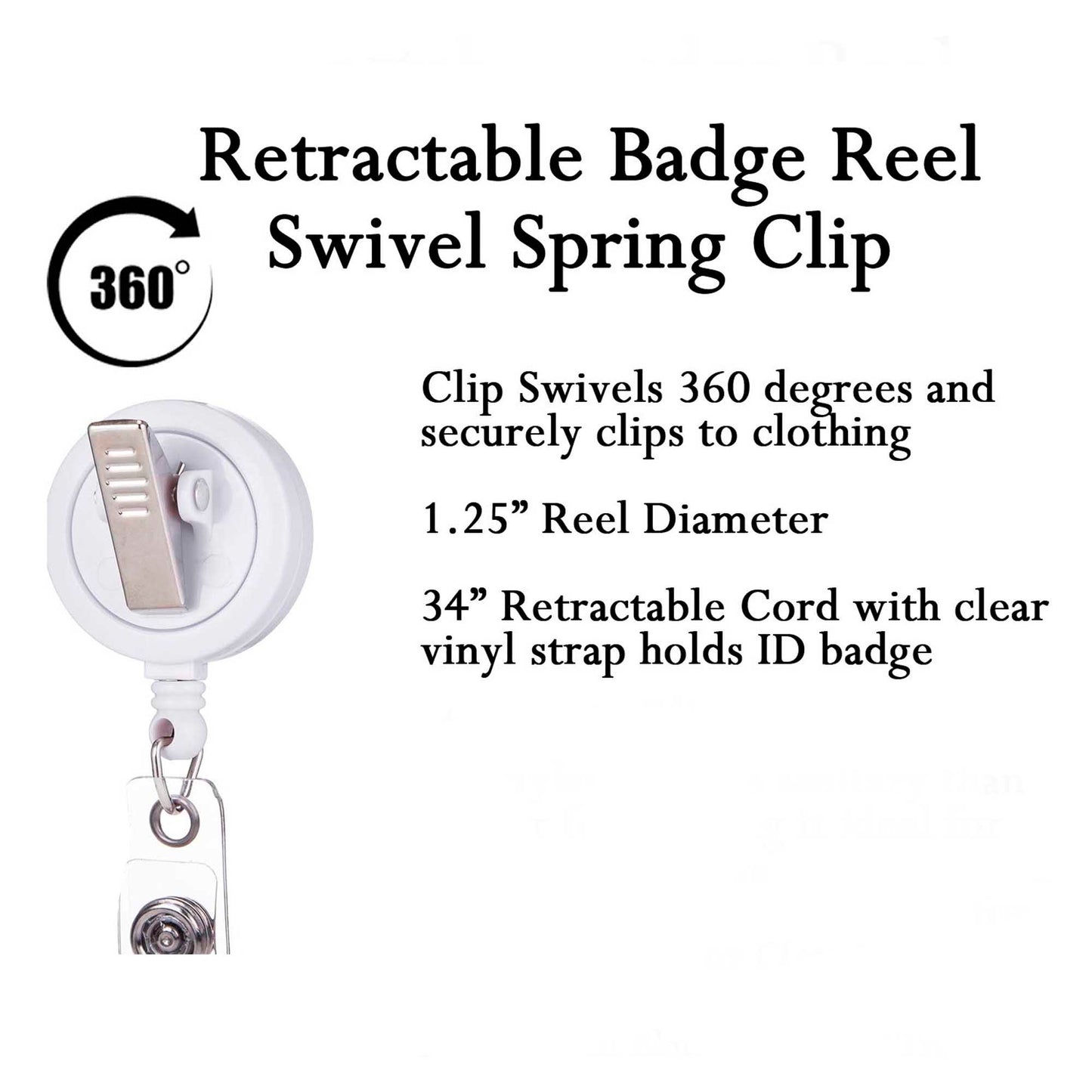 Beach Badge Reel - Summer & Tropical Design, Retractable ID Holder, Stethoscope Tag with Carabiner for Healthcare